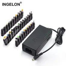 Ingelon 34pcs Universal Power Adapter 96W 12v to 24v Adjustable Portable Charger for Lenovo Dell Toshiba HP Asus Acer Laptops