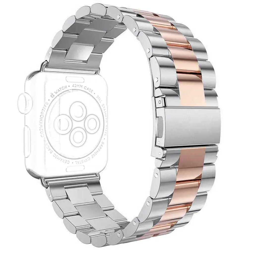 Металлический ремешок Correa для Apple Watch Series 1 2 3 4 умный фитнес-браслет 38 мм 42 мм Pulsera ремешок смарт-Аксессуары