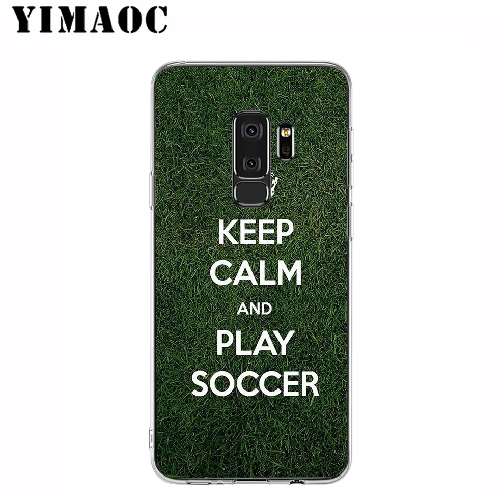 YIMAOC Футбол футбольный мяч мягкий силиконовый чехол для samsung Galaxy A5 A6 плюс A7 A8 A9 2018 J3