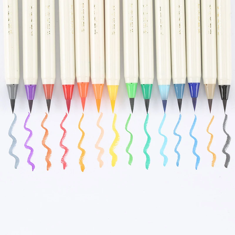 1 шт. мягкая каллиграфическая кисть ручка акварельная маркер художественные