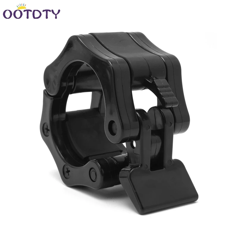 1 пара ошейники для штанги зажимы зажим подъема веса спортзала фитнеса