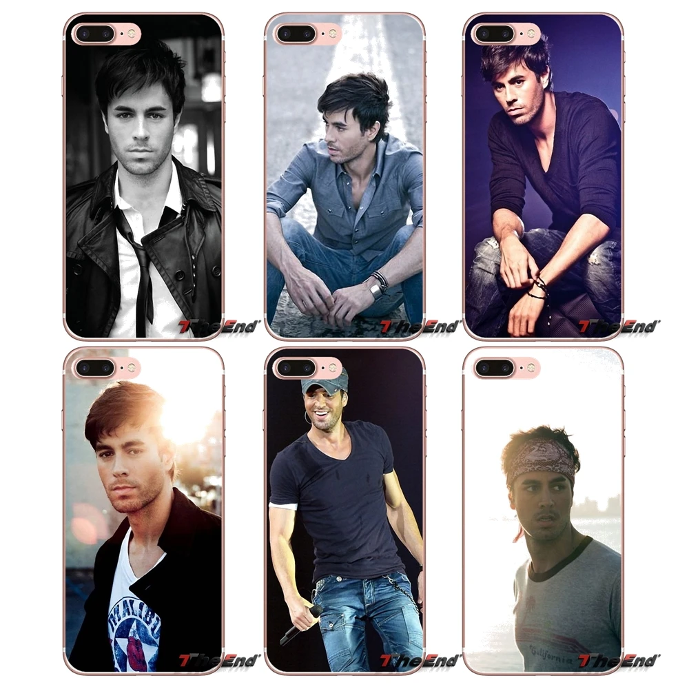 Чехлы из ТПУ Singer Enrique Iglesias Pop star для iPhone X 4 4S 5 5S 5C SE 6 6S 7 8 Plus Samsung Galaxy J1 J3 J5 J7 A3 A5 2016