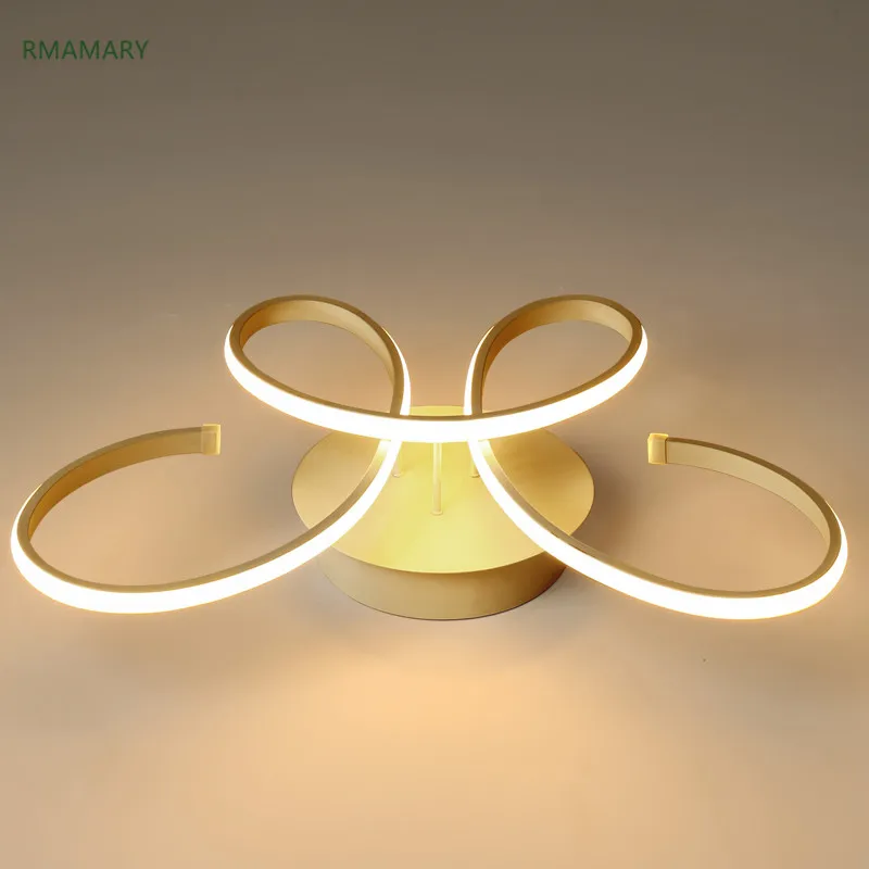 Bedroom chandelier simple modern warm romantic led living room children's study Led lamps 110-220V free shipping | Лампы и