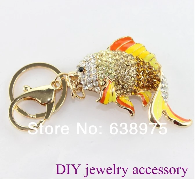 10 шт модный брелок в форме рыбы цепной брелок.|key chain ring|fish keychainfashion keychain |