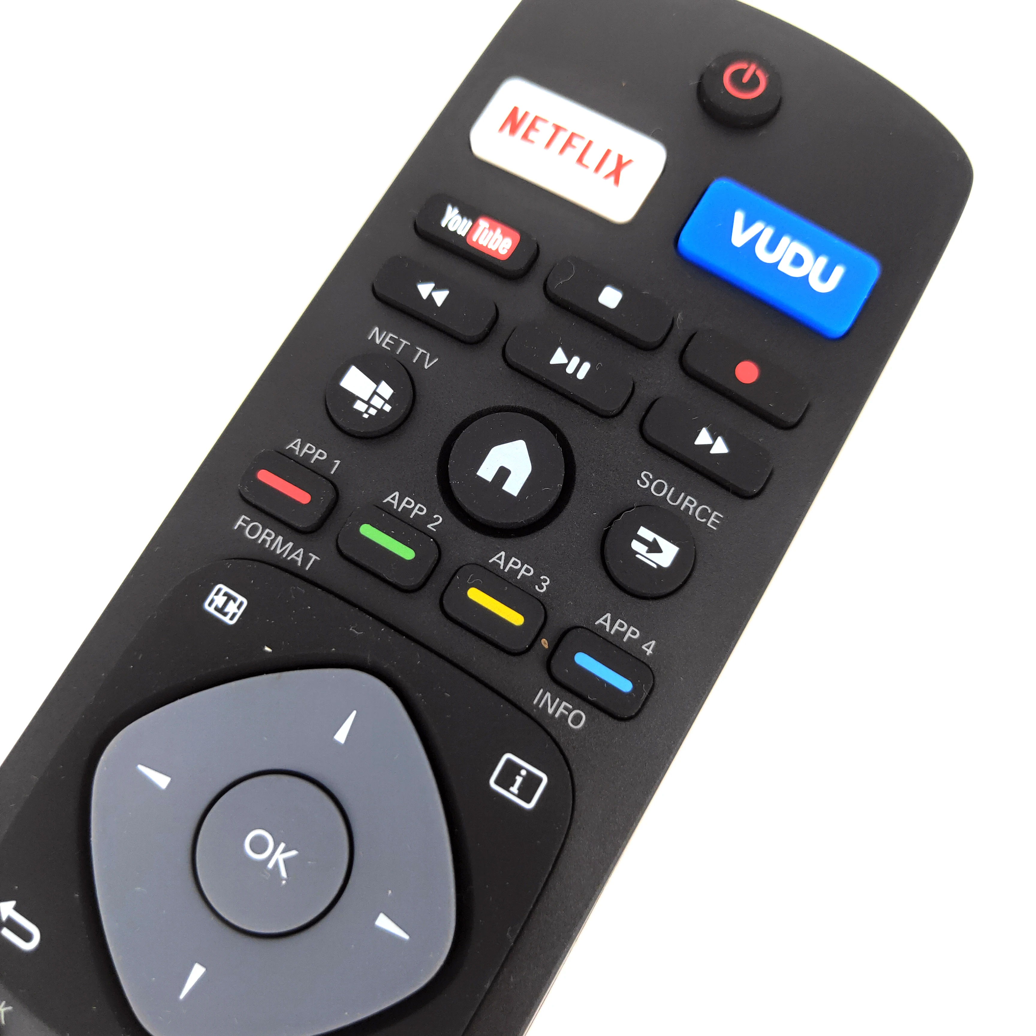 Новый оригинальный пульт дистанционного управления для телевизора PHILIPS NETFLIX vudu