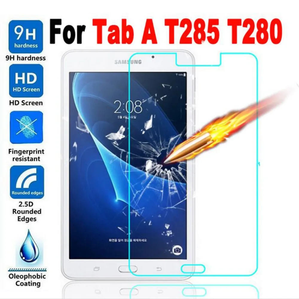 Закаленное стекло для Samsung Galaxy TabA Tab A 7 0 T280 T285 8 T350 T355 9 T580 P580 10 1 T550 T555 протектор