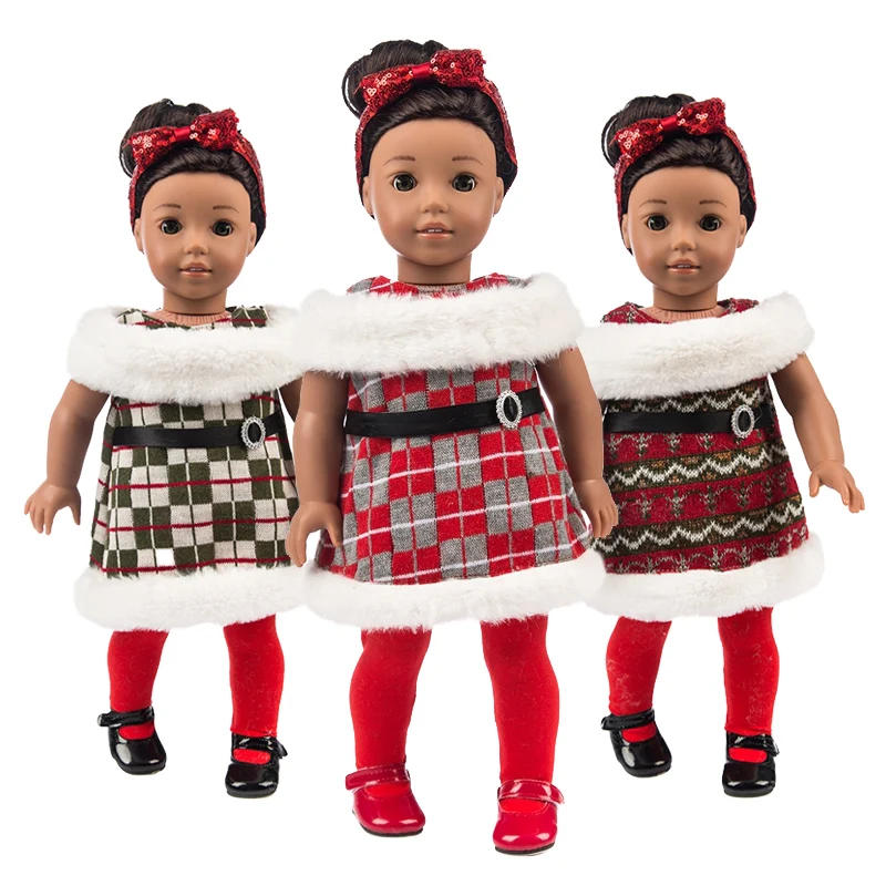 Аксессуары для новорожденных 18 дюймов вечернее платье девочек костюм куклы