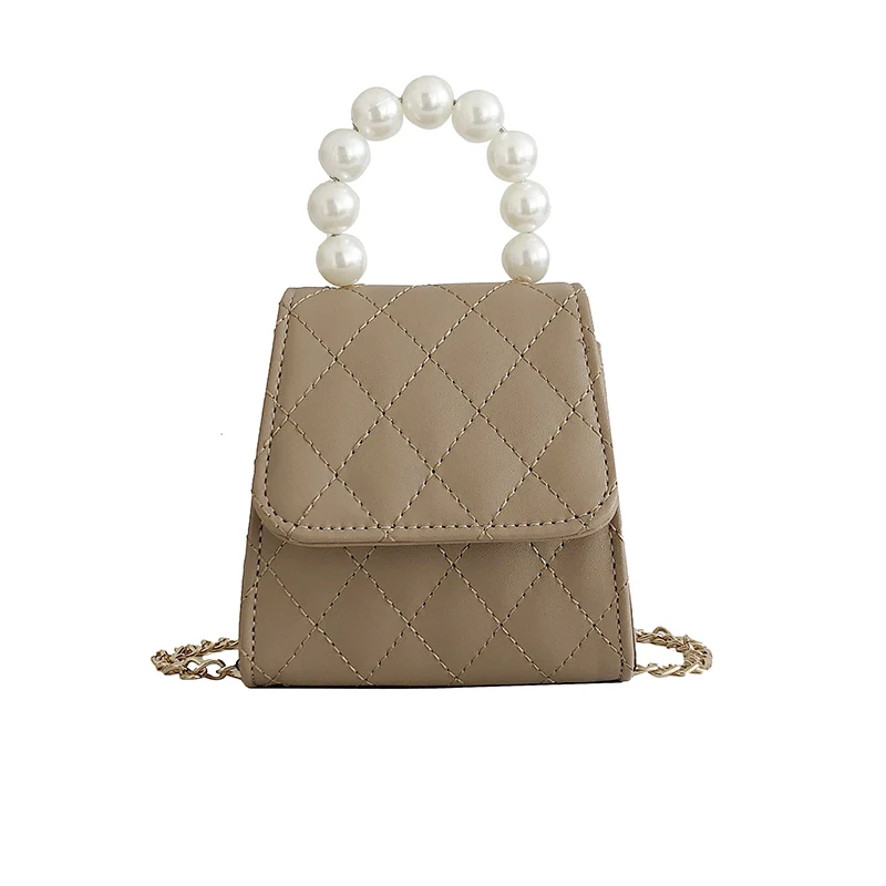 Сумка через плечо для женщин с жемчужинами ручной работы-маленький и легкий