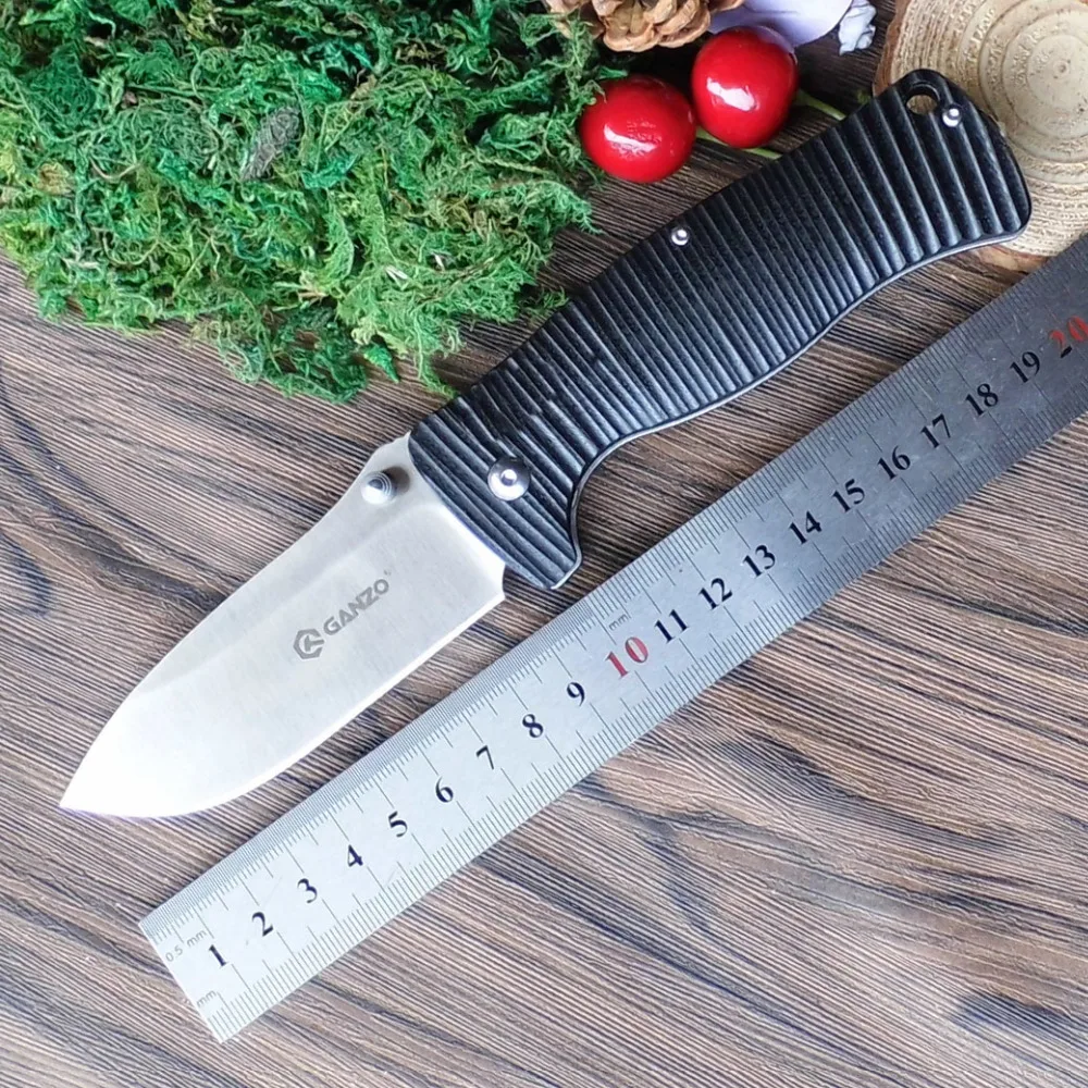 Ganzo G720 жар-F720 58-60HRC G10 Ручка складной Ножи на открытом воздухе Выживание Охота Отдых на природе нож карманный тактический инструмент повседневного ношения