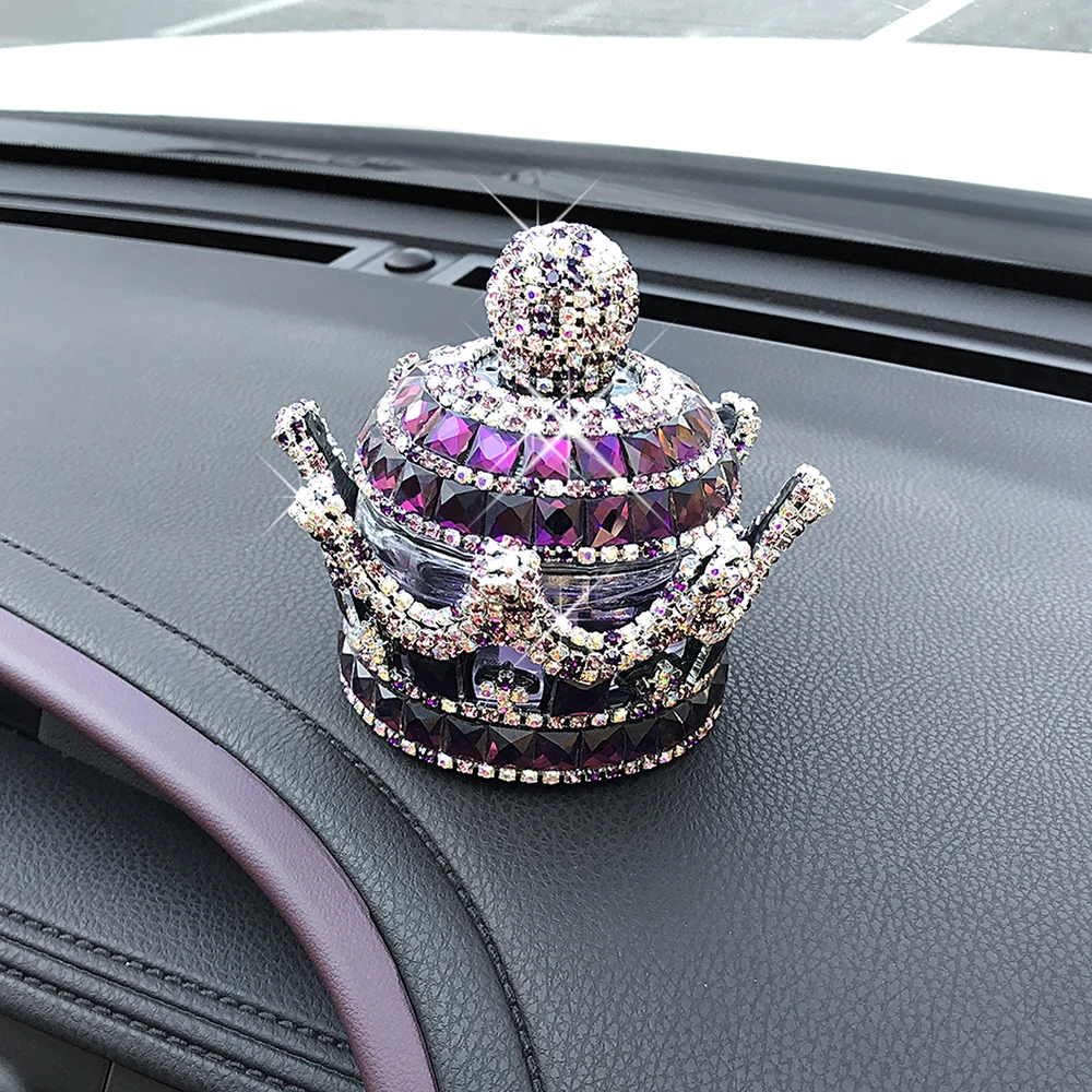 Украшение для парфюмерных изделий автомобиля кристалл алмаза корона форма