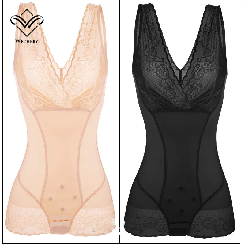 Wechery женское Корректирующее нижнее белье Push Up средства ухода за кожей Shaper Цветочный Корректирующее белье женский Faja комбинация для послеродового периода