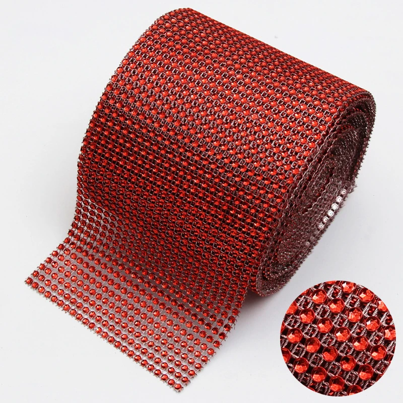 Прозрачные стразы на цепочке 40 см/4 мм прозрачные с плоской задней частью