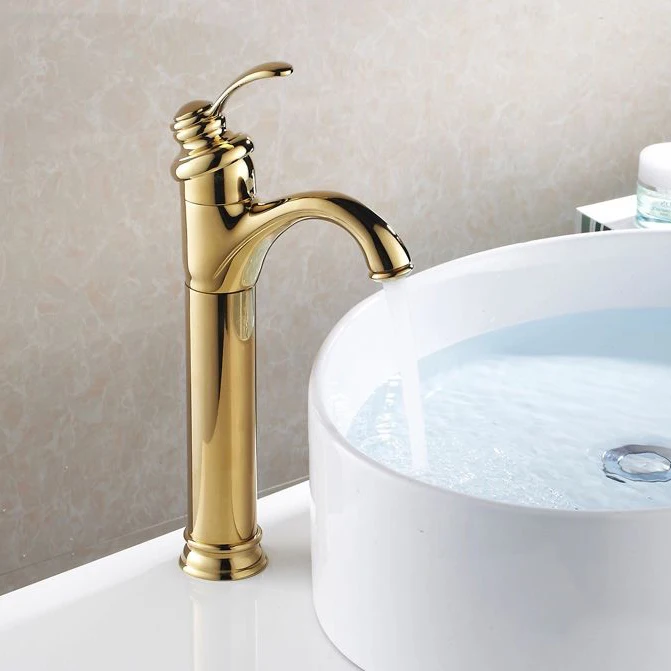 Смесители для раковины латунный золотистый современный смеситель в ванную