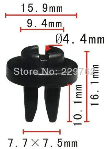 100 шт Бесплатная доставка колеса хорошо формовочный Винт Втулка для Honda 90107-S10-003 CR-V