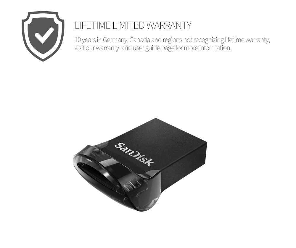 SanDisk CZ430 Mini USB 3,1 флеш-накопитель 128 Гб 64 ГБ 32 ГБ 16 ГБ флеш-накопитель крошечная Флешка карта памяти устройство для хранения флэш-накопитель