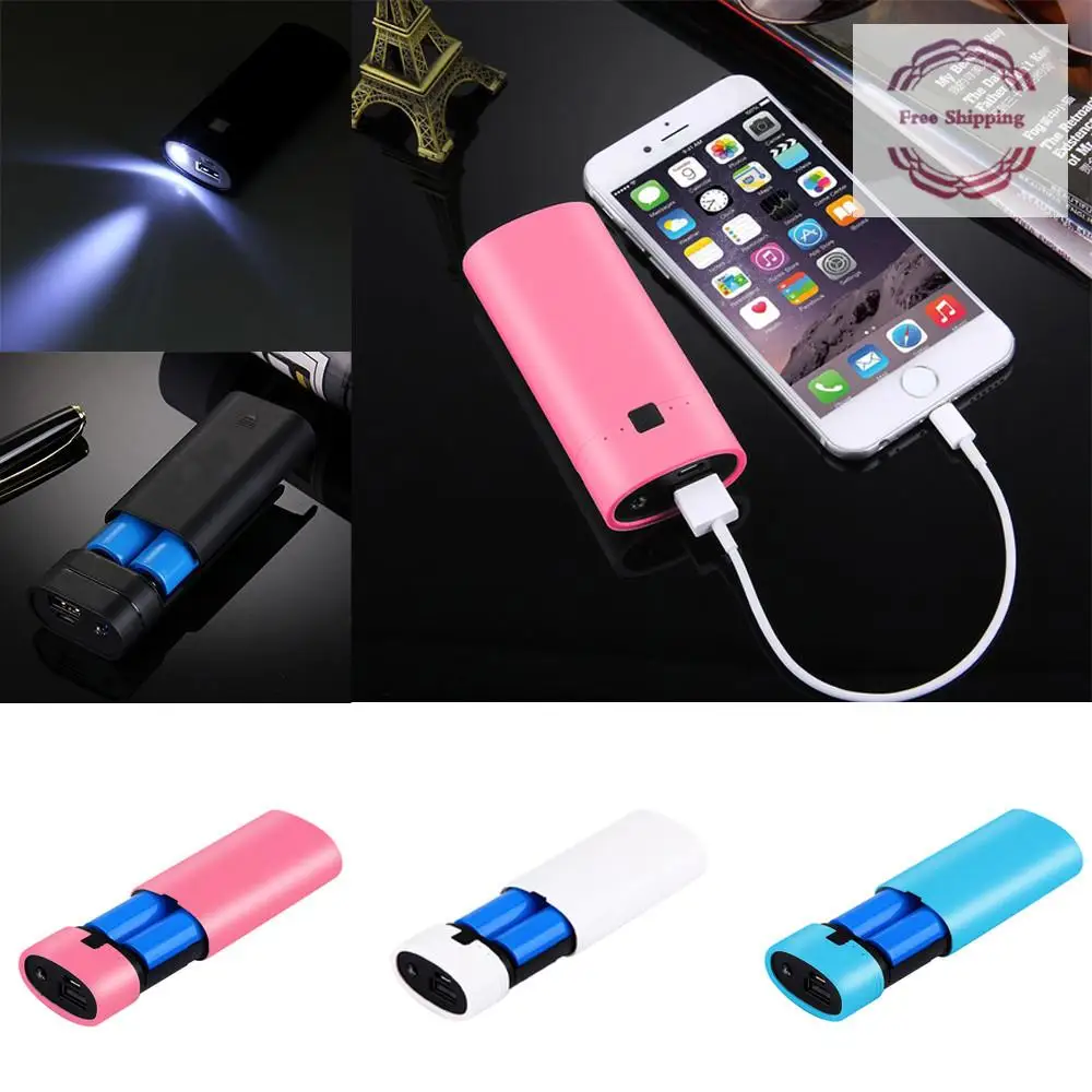 Новый 5600 мАч 5 в USB внешний аккумулятор чехол 18650 зарядное устройство DIY коробка