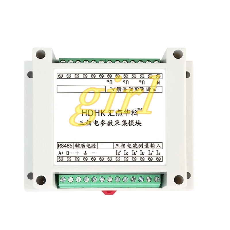 Трехфазный модуль сбора мощности переменного напряжения и тока MODBUS-RTU протокол 485 измерение электрических параметров