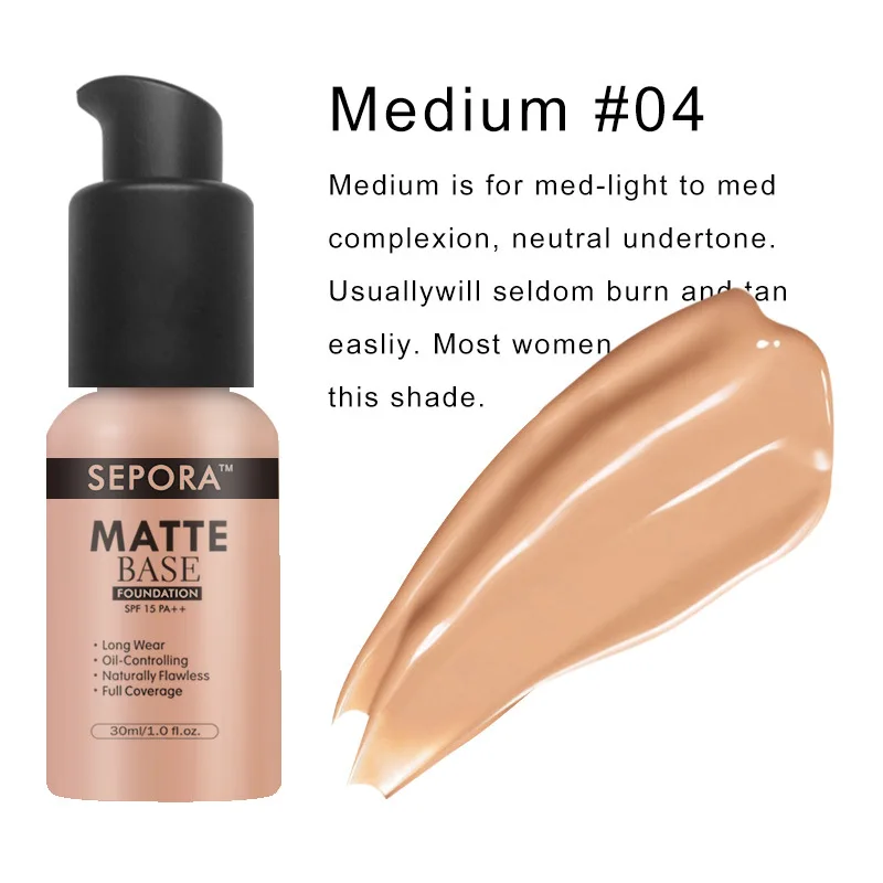 30 мл основа из мягкой матовой маскирующая Жидкая Основа vCream модные макияж для женщин UZ85