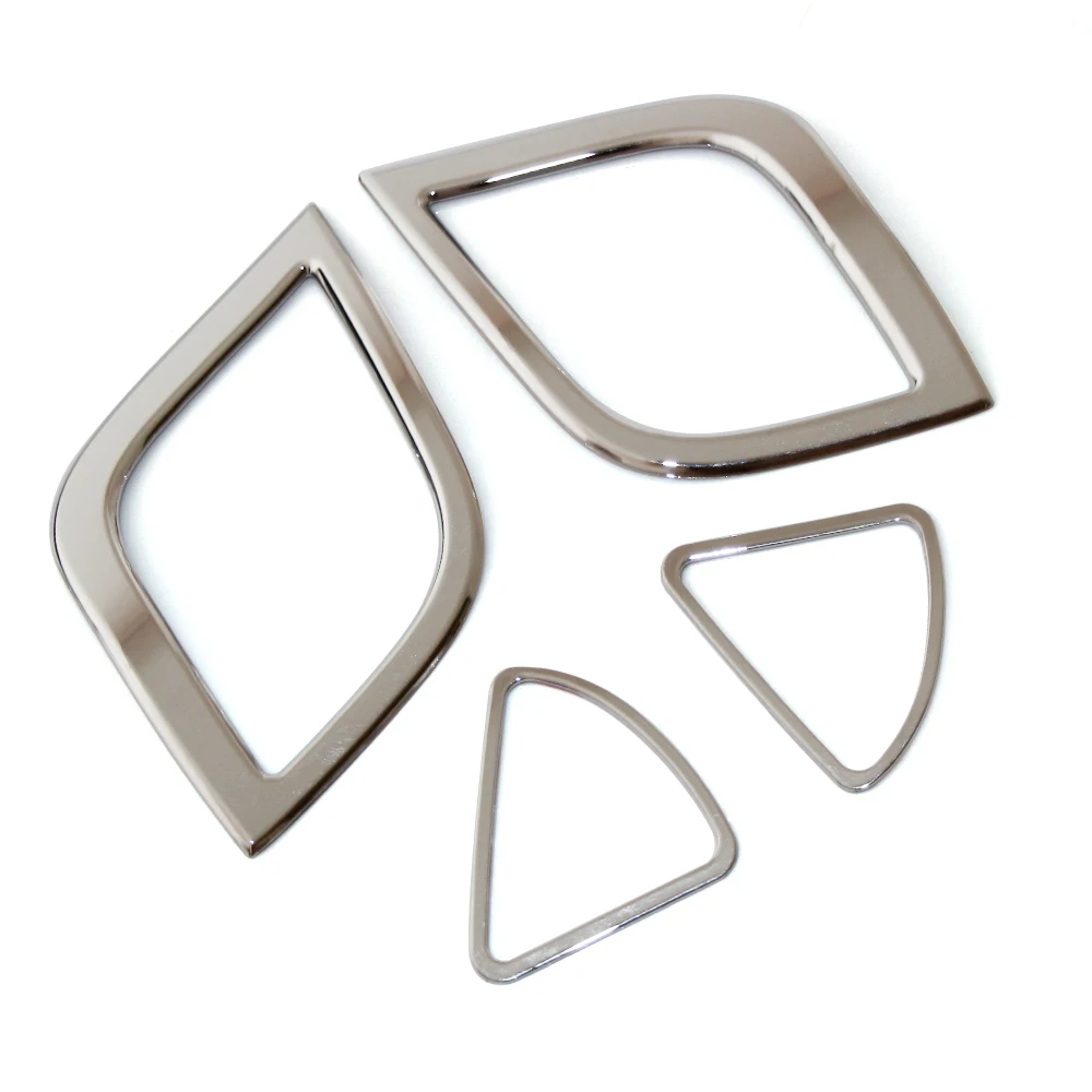 Автомобильный выход кондиционера ABS крышка Хромированная Пластина