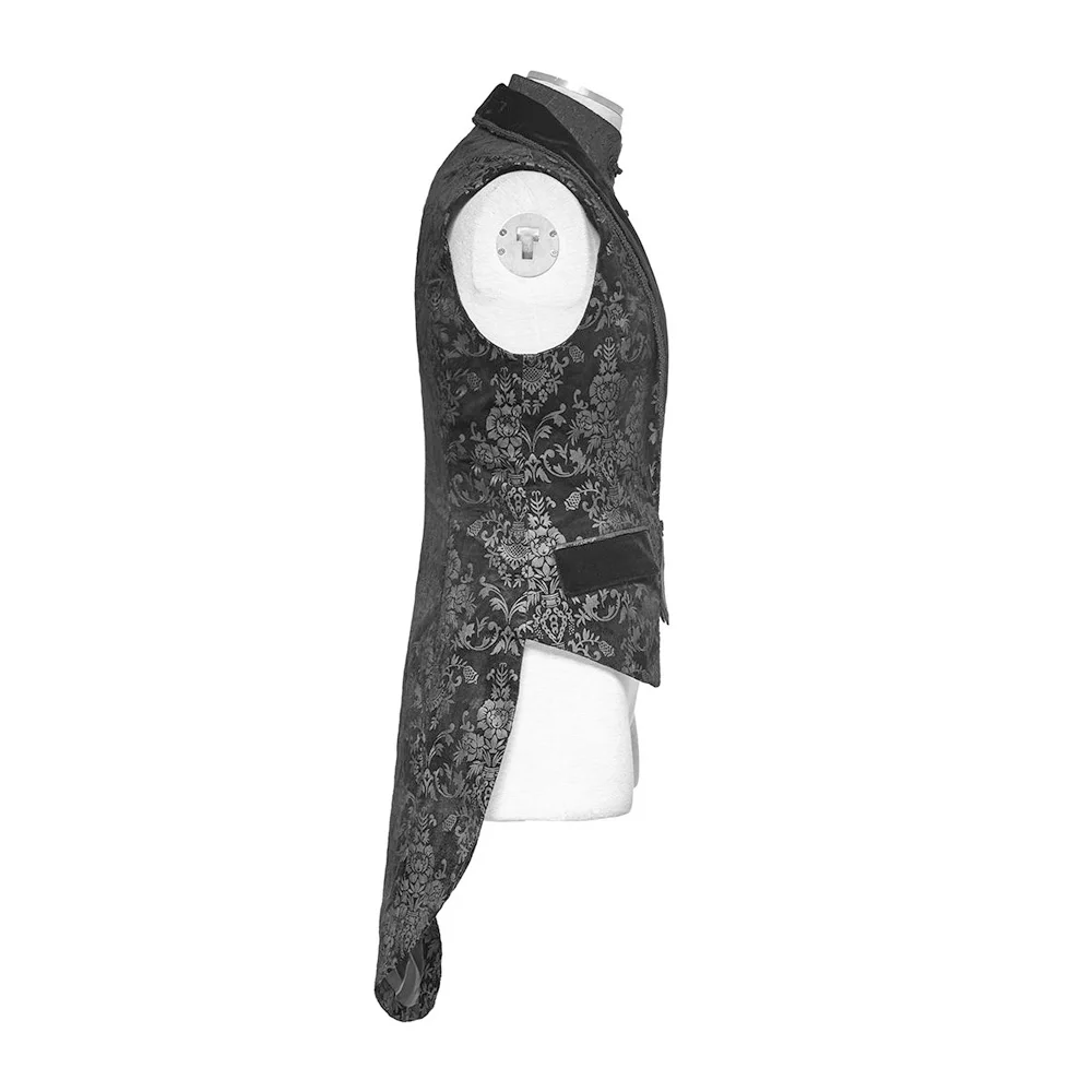 Новинка модный элегантный мужской жилет в стиле панк рейва викторианском