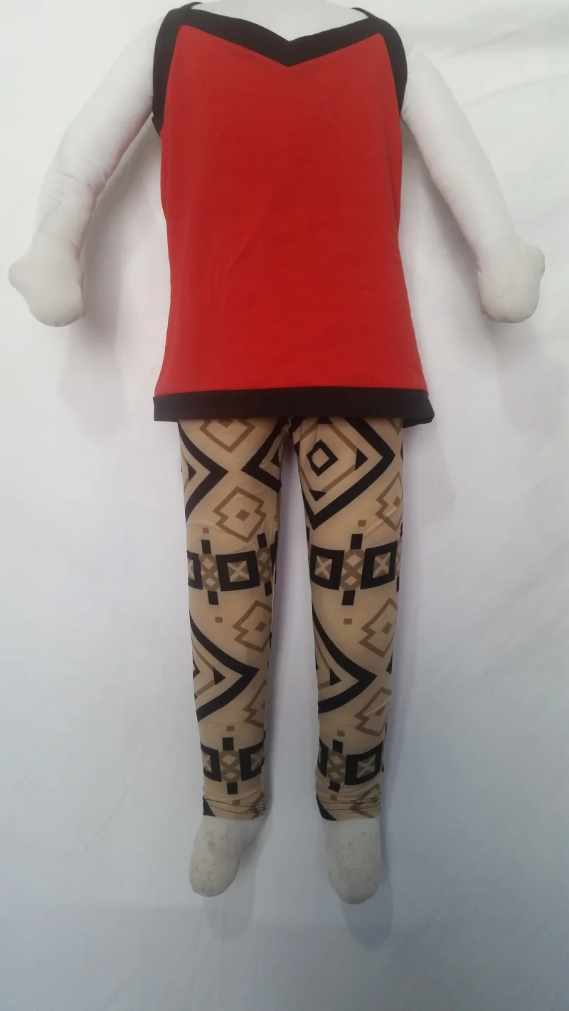 1128 детские штаны для девочек леггинсы с принтом пижамы родителей и детей платье