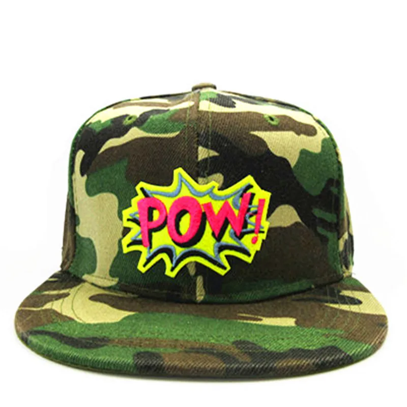 

LDSLYJR pow letter embroidery cotton Baseball Cap hip-hop cap Adjustable Snapback Hats for men and women 305