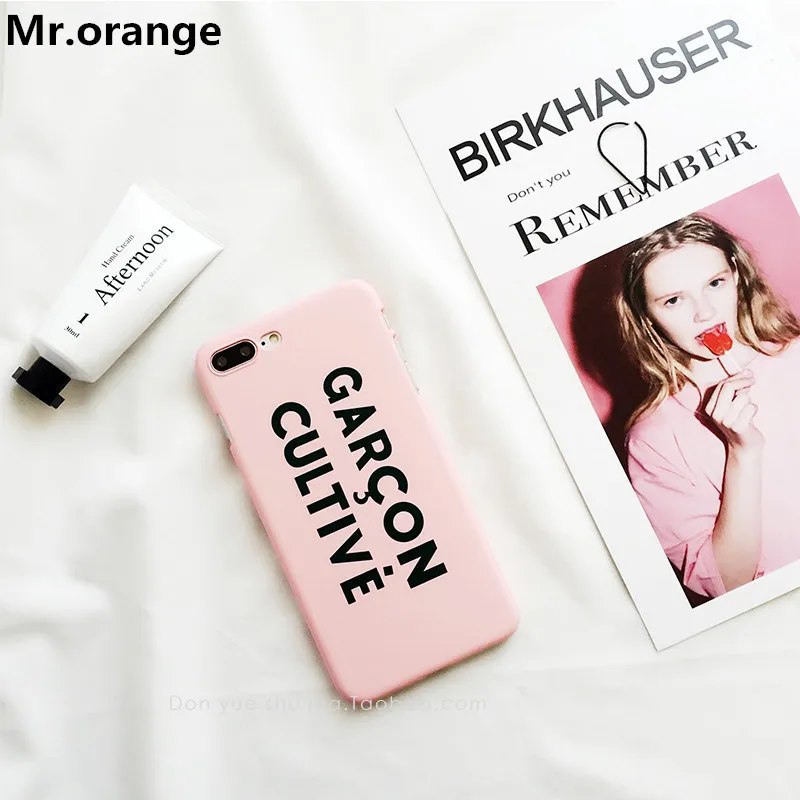 Мода мультфильм матовый чехол для iPhone 7 Чехол 6 S плюс Телефонные Чехлы жесткий