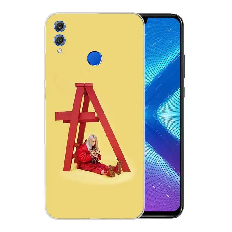 Мягкий с рисунком из ТПУ Корпус чехол для Huawei Honor V20 8X 7 8 9 10 lite 7X 8A V9 Play матовый Fundas