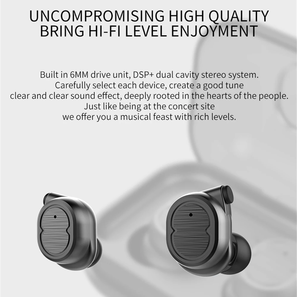 Мини Bluetooth наушники 5,0 TWS сенсорное управление стерео музыка наушники беспроводные вкладыши Спортивные Bluetooth наушники для iphone