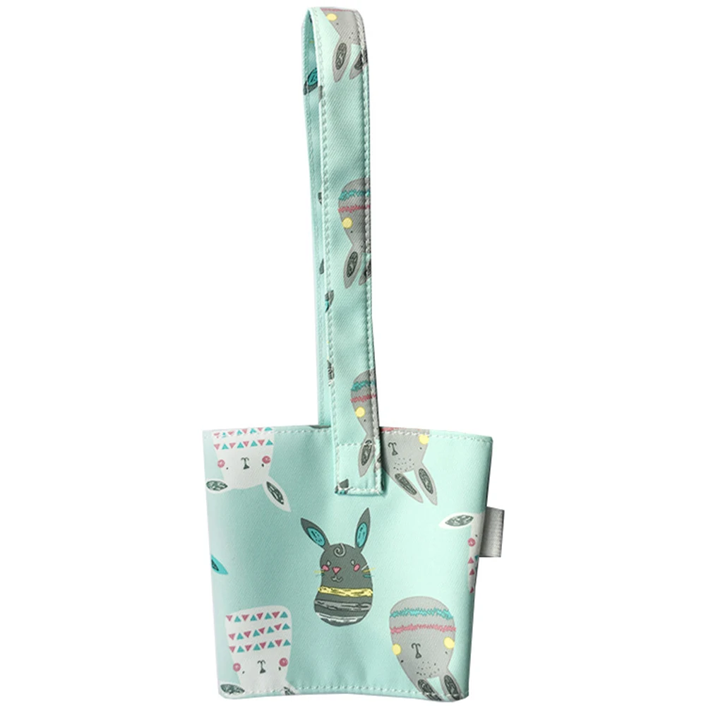 G215493A Hoomall, 1 шт., чистый хлопок, водонепроницаемые, портативные, подстаканники, держатель для бутылки, сумка для хранения с соломенным держателем, для путешествий на открытом воздухе - Цвет: G215493A