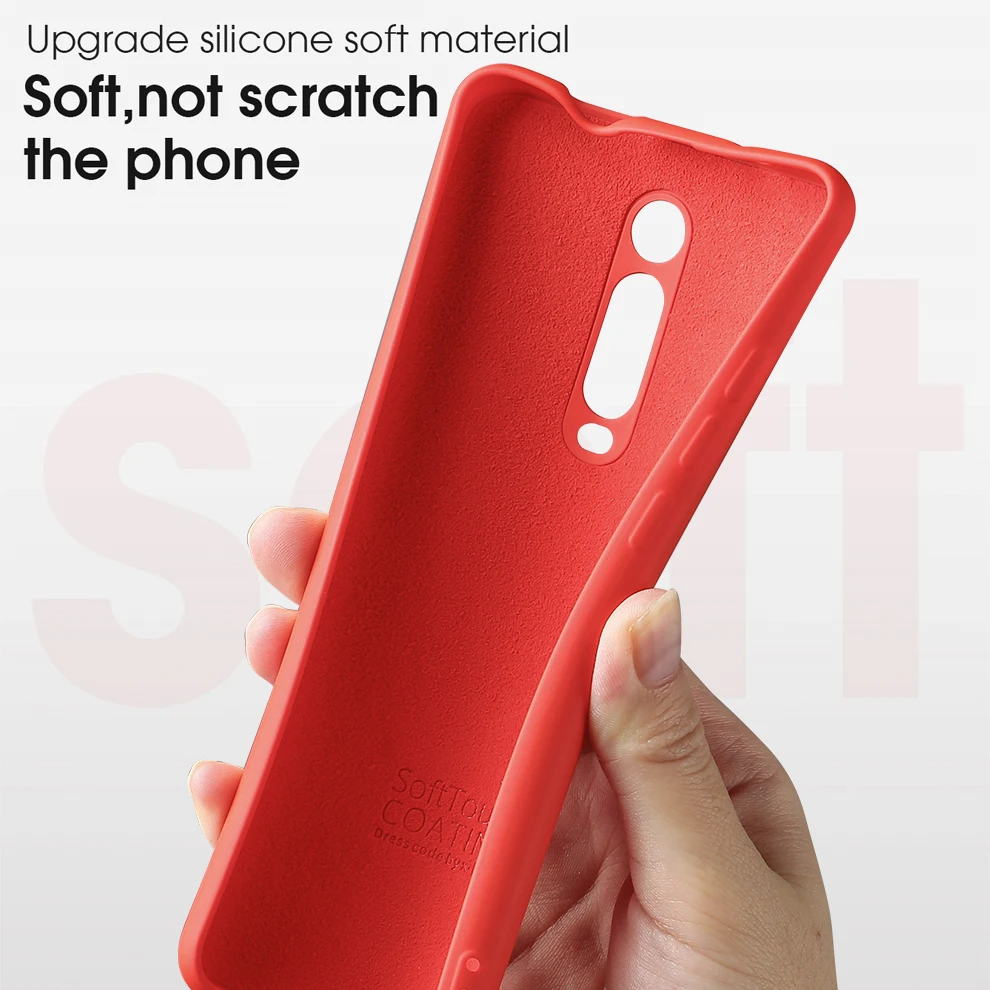 X-level жидкий силиконовый чехол для Xiaomi Redmi K20 мягкий ударопрочный задней панели