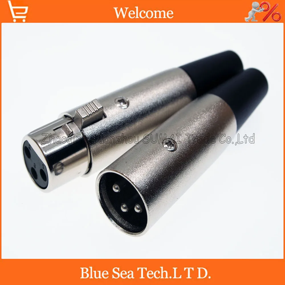 5 пар аудио микрофонный разъем XLR 3 Pin штекер и гнездо P KTV микрофон Тайвань тип