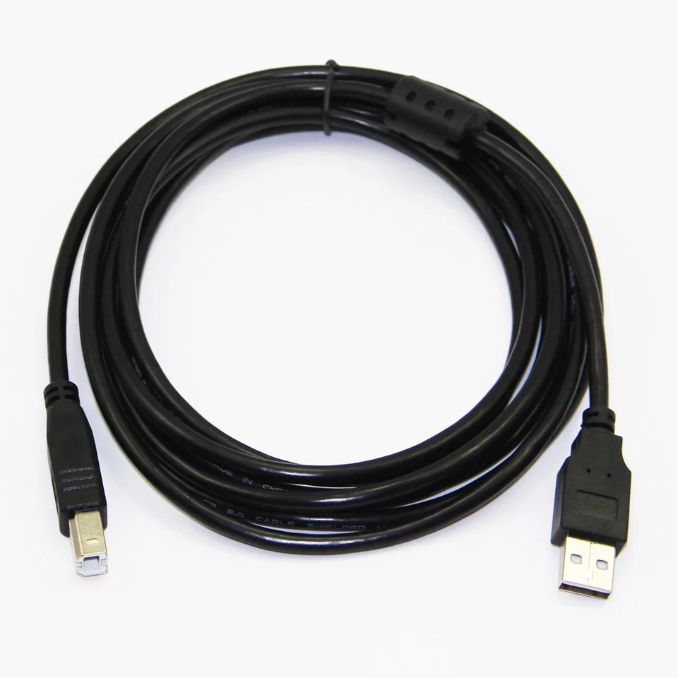 Lballist USB 2,0 кабель USB для принтера type A Male to type B Male фольга плетеная(внутри) экранированная 30 см 50 см 1 м 1,5 м 1,8 м 3 м 5 м
