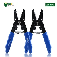 bst 1042portable cable wire stripper tool pliers crimping cable stripping wire cutters multifunctional crimping stripping plier