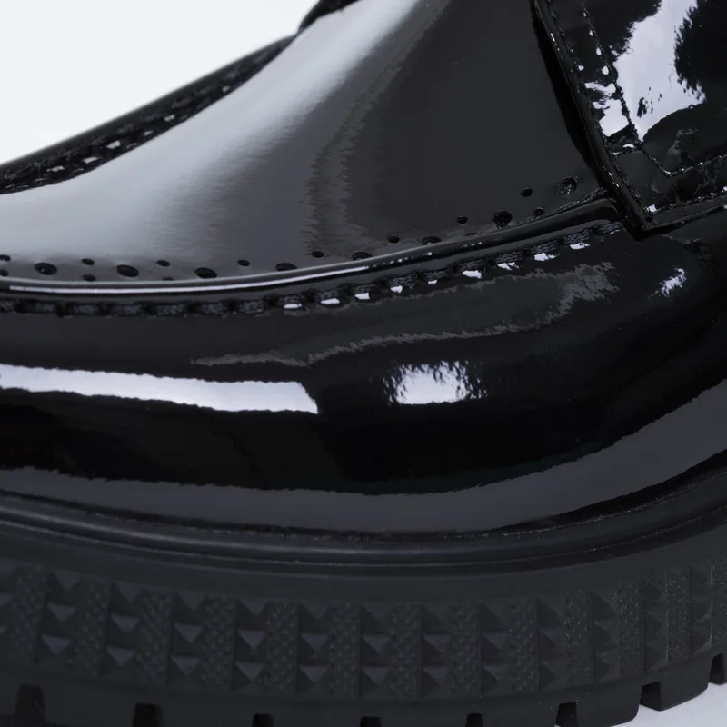 EIOUPI/Новый дизайн натуральная лакированная кожа мужской строгий деловой обуви