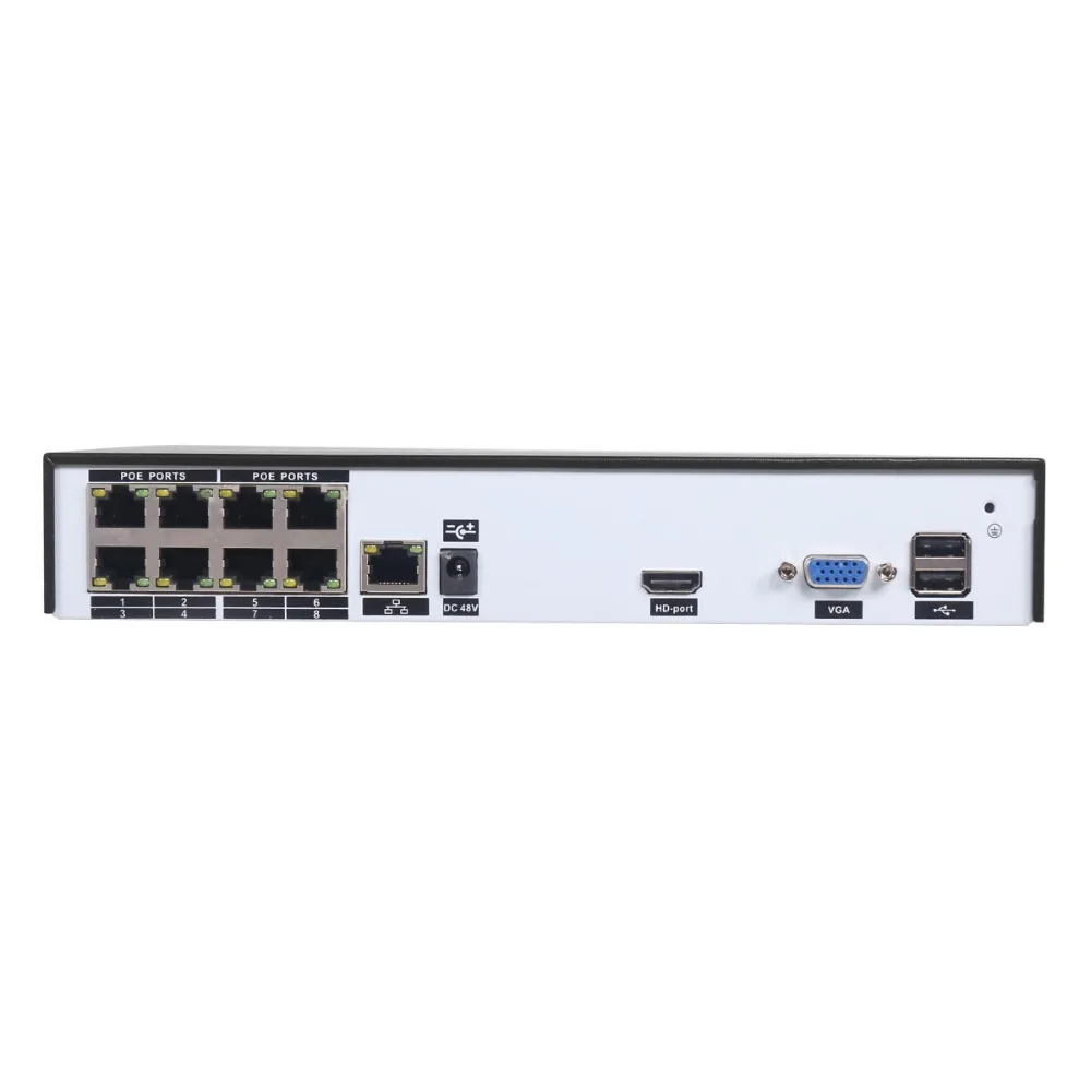 Сетевой видеорегистратор 8 каналов 4 МП канала 5 DVR Kit XMEYE P2P ONVIF для IP камеры