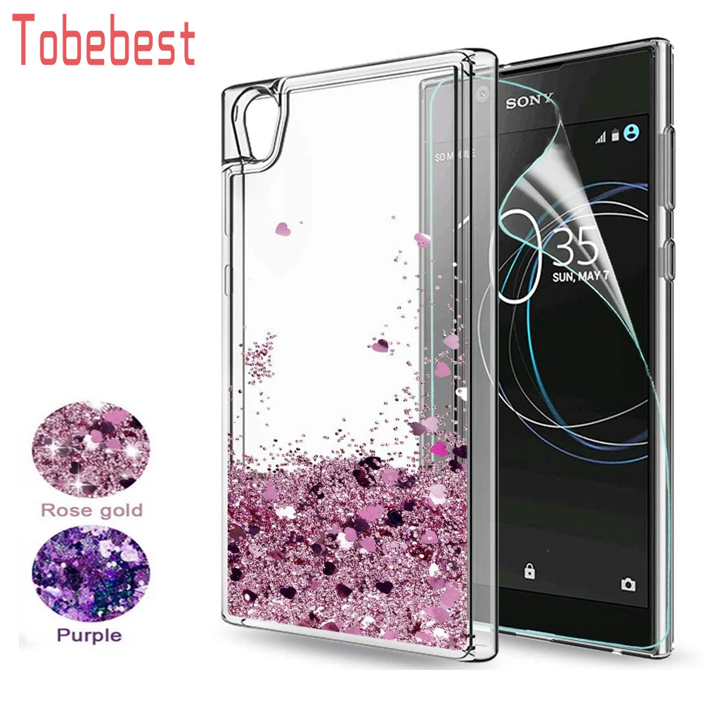 Блестящий чехол для sony Xperia XA XA1 XA2 X XZ XZS XZ1 XZ2 L1 L2 E5 E6 ультра компактный Блестящий зыбучий песок жидкий ТПУ чехол Slicone