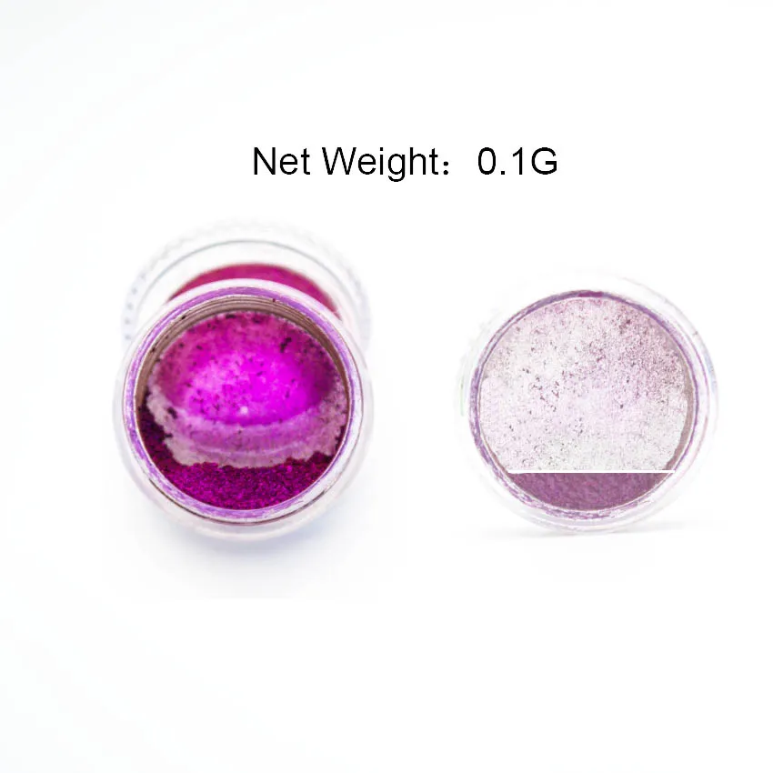 Duochrome зеркальная пудра Хамелеон пигмент хром Единорог Ногтей Пыли цвет ногтей