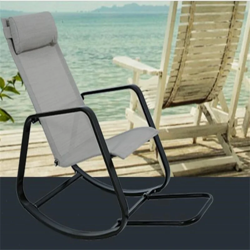 Садовое кресло-качалка для пожилых людей шезлонг отдыха на открытом воздухе