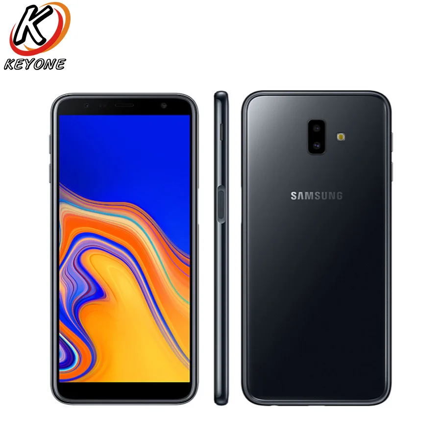 Samsung Galaxy J6 + мобильный телефон экран 6 дюймов 3 Гб ОЗУ 32 ПЗУ двойная задняя камера 13