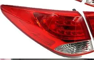 1pcs Left outside 1 шт. Автомобильный задний светильник s для задний светильник hyundai IX35 Tucson Taillamp 2010~ 2012 автомобильные аксессуары IX 35 задний светильник - Цвет: 1pcs Left outside