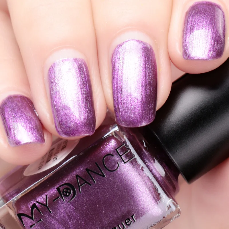 6 мл зеркальный эффект металлик лак для ногтей Пурпурная роза Золото Серебро Хром