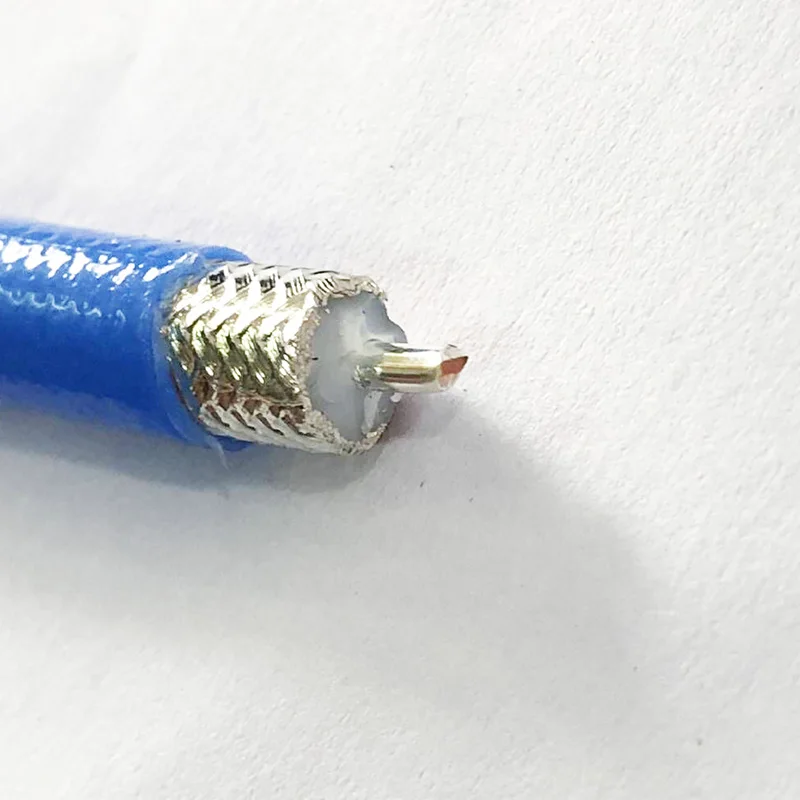 1 м 3 фута RG401 RG 401 синий кабель провода полугибкий RF коаксиальный 50 Ом|5 wire cable|cable
