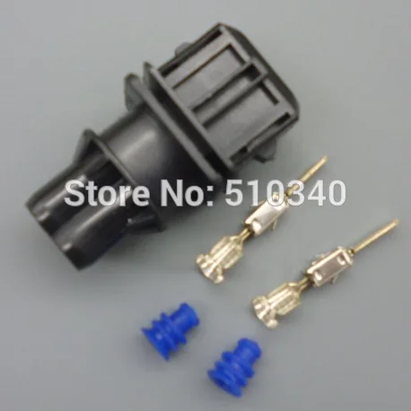 1 комплект 2-контактный Новый Водонепроницаемый Инжектор для электрического