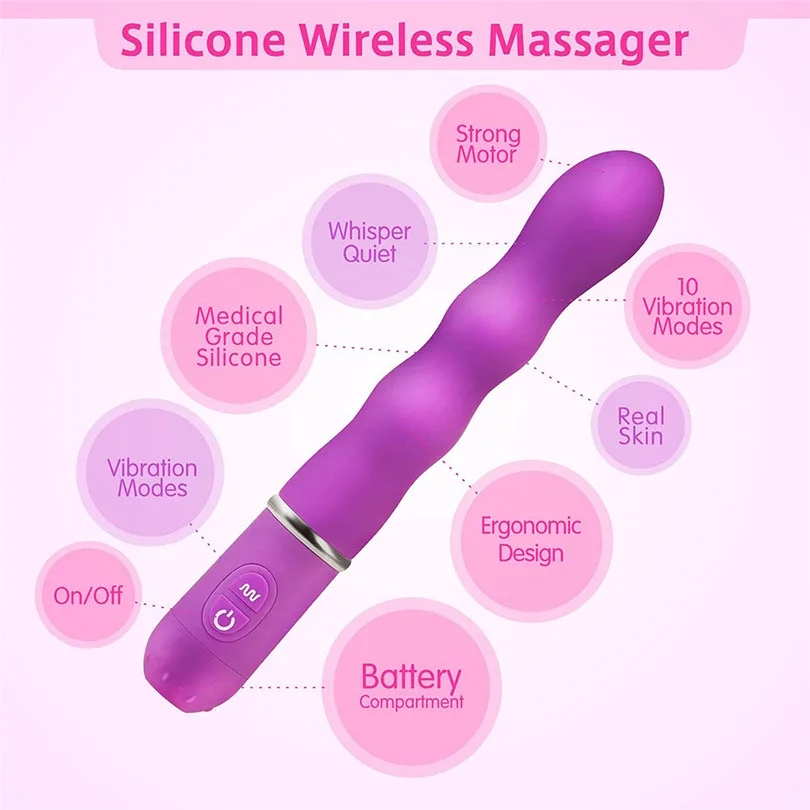 10 частот женские вибраторы стержень вибратор для сексуальной Женщины Массажер