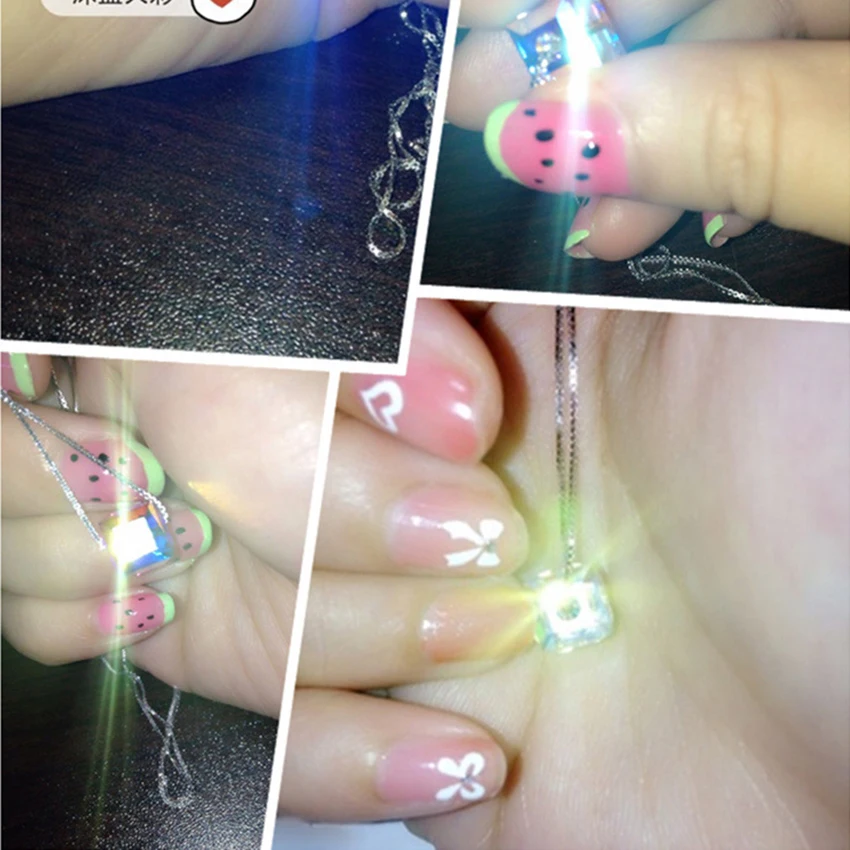 Kinitial Геометрическая квадратной формы с цирконом кристалл ожерелье s & Кулоны