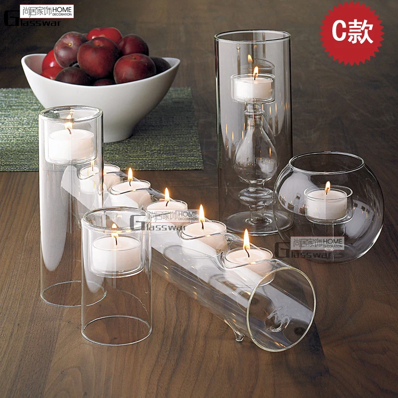 Американский ретро романтический свадебный подсвечник свечи для ужина при