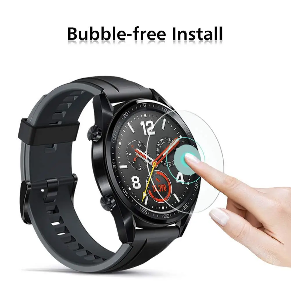 

For Huawei Watch GT Tempered Glass Film Smart Sports Watch Film Protective Screen Protector Guard Anti Explosion Anti-shatter