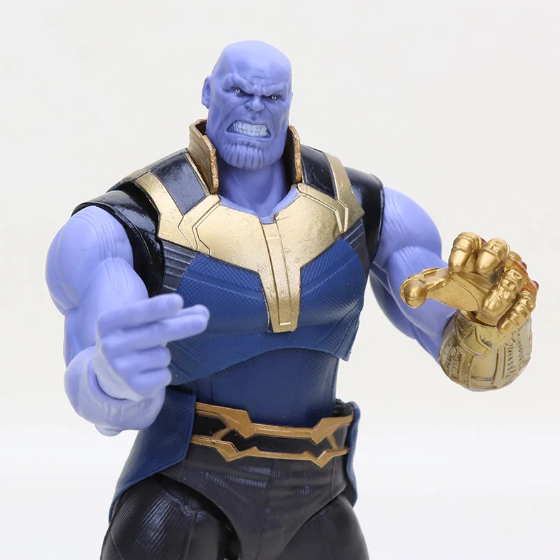 18 см игрушки Marvel танос ПВХ фигурка Мстители 3 Бесконечная война фигурка Коллекционная модель куклы игрушка подвижная фигурка