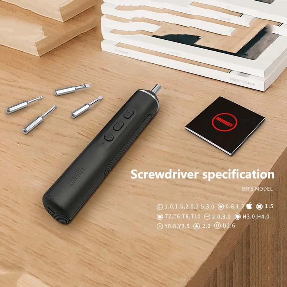 Многофункциональная электрическая отвертка Мини JM-Y01 смарт с большим крутящимся